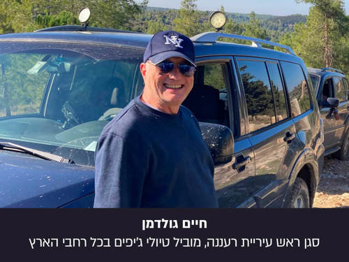 חיים גולדמן, ג'יפאי, בפרויקט הפנים היפות של ישראל