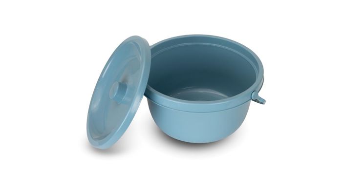 דלי עגול לכסא רחצה